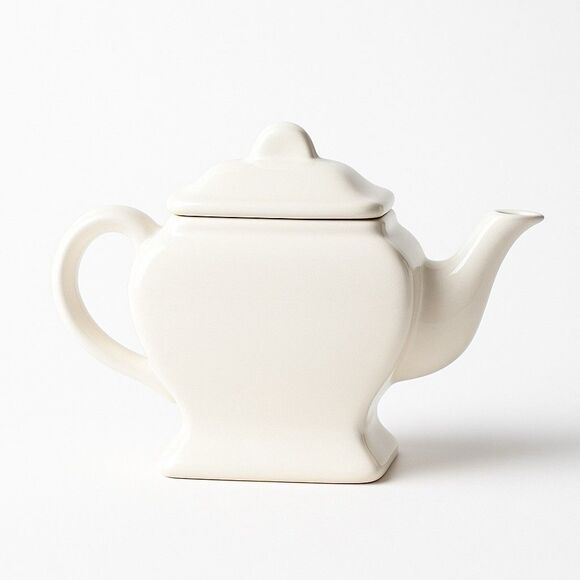 Vintage Cottage Pottery Style Plum Fruit Small Teapot Farmhouse Decor - Picture 4 of 8